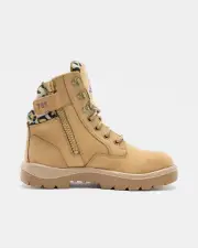Steel Blue Women&#039;s Southern Cross Zip Sided Safety Boot - Jungle Edition