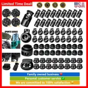 160 Pcs Plastic Cord Locks, Single Double Hole Spring Stop Toggle Stoppers fo...