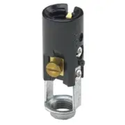 (20)-Leviton Keyless Candelabra Base Black Lamp Socket 041-10025