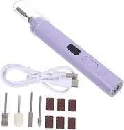 ULTECHNOVO Electric Nail Drill Machine 2-in-1 Nail Pen With Lamp Nail File Manicure And Pedicure Drill Bits For Home Nail Care