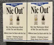 2 Pack Nic Out Cigarette Filters - Quit Smoking Alternative (60 filters) Nic-Out