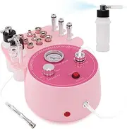 3-in-1 Diamond Microdermabrasion Machine, Lmaqfum Professional Home Facial Vacuum Pore Cleaner with 9 Diamond Tips and 3 Wands Complete Skin Care Device for Exfoliation, Moisturizing and Hydrating