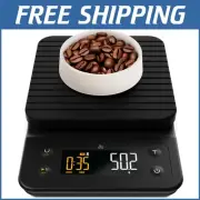 Professional-Grade 3kg Coffee Scale with Timer and Tare Function – Lightweight