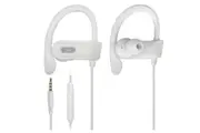 Avantree Wired Sports earphones with Mic, Over ear hook, workout gym white