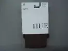 NWT Hue Women's Mini Texture Control Top Tights Size S/M Shitake #1002K