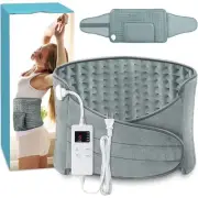 Electric Heating Pad for Back Pain Relief 6 Heat Levels 20" Belt