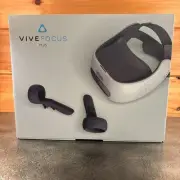 HTC Vive Pro Focus Plus 6DOF VR Headset in Almond White Bundle Including VR H...