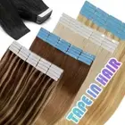 Hair Extension Tape in Remy Human Hair Skin Weft 60PCS/150G CLEARANCE THICK Weft