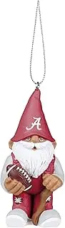 FOCO - NCAA 3.5" Team Gnome Resin Xmas Christmas Tree Hanging Ornament (Alabama Crimson Tide)