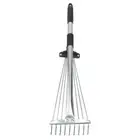 9 Teeth Garden Rake Handle Flower Beds Rake Foldable Garden Rake Rake Leaves