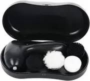 Healeved Leather Care Tool Electric Shoe Polishing Machine 4 Replacement Brushes Hand- Saves Time for Home Use Random Color