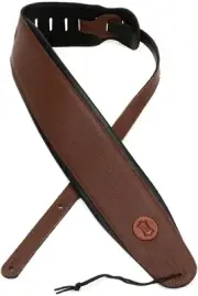 Levy's MSS2-4 Garment Leather XL Bass Strap - XL Brown (3-pack) Bundle