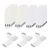 46x16mm Picture Hanging Strips, 64 Pairs Poster Strips Self Adhesive White