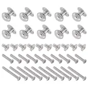 Mini Drawer Pulls 10mm/0.39" 10Pcs Zinc Alloy Mini Round Head Knobs Pull Handles