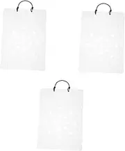 Happyyami 3pcs Acrylic Wall Hanging Planter for Climbing Plants Staghorn Ferns Orchids Home Decor Rustic Farmhouse Style