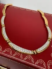 Oroton Gold Plated Rhinestones Necklace - Vintage New With Tag