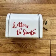 NWT Mud Pie LETTERS TO SANTA MINI MAILBOX