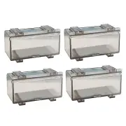 4Pcs/Set 1/64 Diecast Cars Model Acrylic Storage Showcase For Hot Wheels