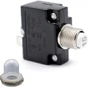 Ac 125/250V 15A Reset Thermal Switch Overload Protection Circuit Breaker Overload Black
