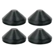 4 Pcs 3-15/16"(100mm) Tower Shaped Grommet, Round Grommets Firewall Plug Grommet