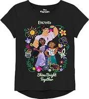 [Disney] Girls' Encanto Mirabel, Isabela, Luisa Shine Bright T-Shirt