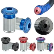 2 Pcs Bar End Plugs Aluminum Bicycle Durable Handlebar End Plug for MTB Bike