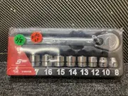 Snap-on Tools 3/8 Low Profile Ratchet Socket Set 210RAFSM 6P