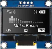 DC 3.3-5V 4pin OLED Screen Module Development Board I2C/IIC Port Digital Display Circuitboard Self-Luminous Replacing Parts, White