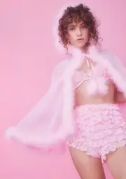 [Sugar Thrillz] Princess Please Marabou Cape