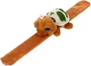 Zerodeko Stuffed Turtle Slap Bracelet Plush Animal Wristband for Parties Cute Turtle Shaped Slap Band Lightweight and Safe for Party Favors and Decorations