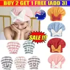 Quick Dry Absorb Wet Hair Drying Turban Bath Towel Head Wrap Spa Hat Microfibre