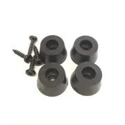 4 Rubber Feet For Amplifier Amp head Speaker Cabinet Furniture Feet 1/2" High