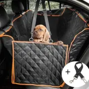 Waterproof Dog Car Seat Cover 600D Oxford Cloth Hammock & Back Seat Protector
