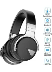 Silensys E7 Active Noise Canceling Bluetooth Headphones with Microphone