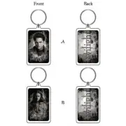Twilight - Lucite Keychain A&B Edward & Bella BTS NEW NECA (set of 2 keyrings)