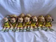 SKANSEN BEANIE KID "MILLIE THE NETBALLER BEAR" NEW WITH MINT TAGS, Complete Set
