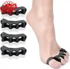 Toe Separators, 2 Pairs Soft Gel Toe Spacers to Correct Bunions and Restore Toes