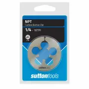Sutton M4291372 - Button Die - Carbon: NPT 1/4" 18 TPI 2" OD