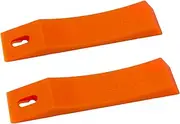Meteor Deadlift Silicone Wedge (1 Pair) - Non-Slip Deadlift Pad, Barbell Pad, A Barbell Jack Alternative for Safe Loading/Unloading - Essential for Weightlifting, Crossfit & Home Gym