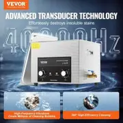 15L Ultrasonic Cleaner with Heater Timer & Basket Digital Sonic Machine