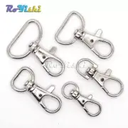 10pcs Matel Lanyard Swivel Snap Hooks Lobster Clasps Clips For Paracord Backpack