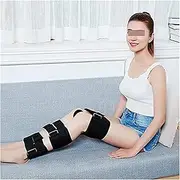 [Generic] O/X Type Legs Bowed Breathable Legs Genu Valgum Straightening Posture Corrector Correction Belt Straightening Bandage Beauty Leg Band for Adults Kids (Color : Pink)