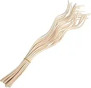 MUCKLILY 40pcs Rattan Aroma Diffuser Sticks Replacement for Essential Oil Diffusers Natural Fragrance Release for Home for Air Freshening and Relaxation