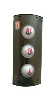 3 STOKE CITY FOOTBALL CLUB CRESTED GOLF BALLS