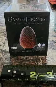 Game of Thrones 3D Puzzle of Dragon Eggs DROGON 80 Piece Puzzle New Sealed Box