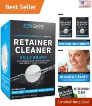Rapid Retainer Cleaner Tablets - Professional-Grade Dental Cleansing Tablets