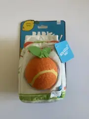 Bark Dog Toy Squeak Fetch Orange Juice Barkbox Small Medium Large