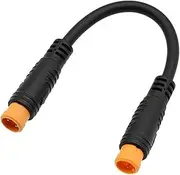 3pin Ebike Throttle Cable Adapter, Female/Male Waterproof Plug for Electric Thumb Throttle Extension Cable Conversion Kit (5Pin Female to Female)