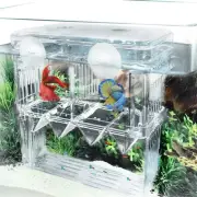 Fish Breeding Box Aquarium Fish Tank Hatchery Incubator Breeder Box Fish Bree...