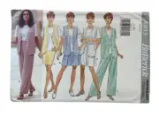 Butterick Sewing Pattern 4053 Vest Top Skirt Shorts Pants Miss Petite Size L-XL